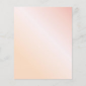 誕生日 ローズゴールド フラワー 予算 限定 招待状 チラシ (裏面)