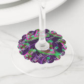 誕生日 ワイングラスタグ (クローズアップ)