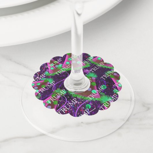 誕生日 ワイングラスタグ (クローズアップ)