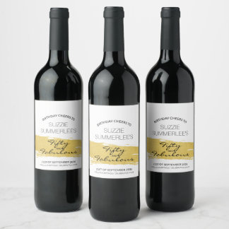 誕生日 ワインラベル