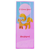 誕生日/ワイン3月21日~4月19日〔占星術の〕十二宮図おひつじ ワインギフトバッグ (正面)