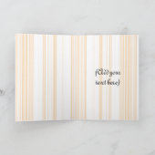 誕生日/任意の大事な行事個人用カ空白のード カード (内部)