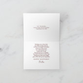 誕生日-兄弟-ヴィンテージ- 100+ 年の小屋 カード (内部)