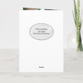 誕生日《写真》ぼけ味パーティー灯 カード (裏面)