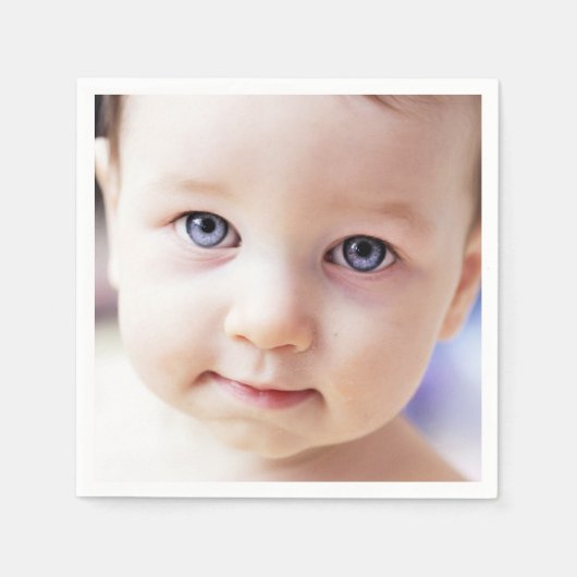 誕生日（写真） スタンダードカクテルナプキン (正面)