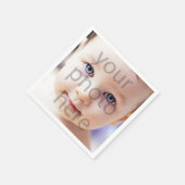 誕生日（写真） スタンダードカクテルナプキン (角)