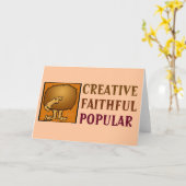 誕生日〔占星術の〕十二宮図サインパーソナリティleoカード カード (黄色い花)