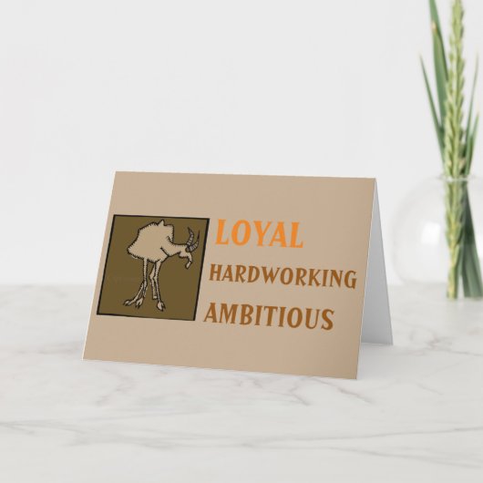 誕生日〔占星術の〕十二宮図サイン個性山羊座カード カード (正面)