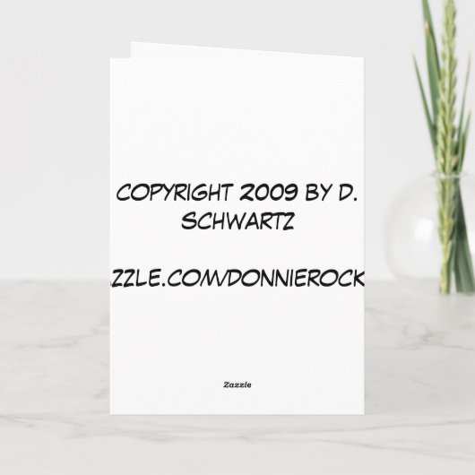 誕生日-古いかもしれません カード (裏面)