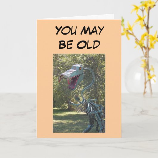 誕生日-古いかもしれません カード (黄色い花)