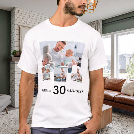 誕生日 名前 年齢 フォトコラージュ Tシャツ