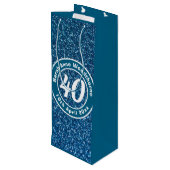 誕生日(名前、年齢、日付ワインボトル) ワインギフトバッグ (裏面アングル)