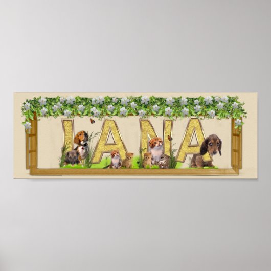 誕生日 – 大文字 – アート ポスター (正面)