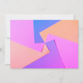 誕生日 - 天秤座（9月23日 – 10月22日） 招待状 (裏面)