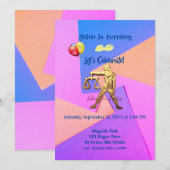 誕生日 - 天秤座（9月23日 – 10月22日） 招待状 (正面/裏面)