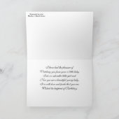 誕生日 – 女性家族 カード (内部)