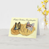 誕生日 – 女性家族 カード (黄色い花)