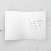 誕生日、姉妹、ピンクのグラジオラス カード (内部)