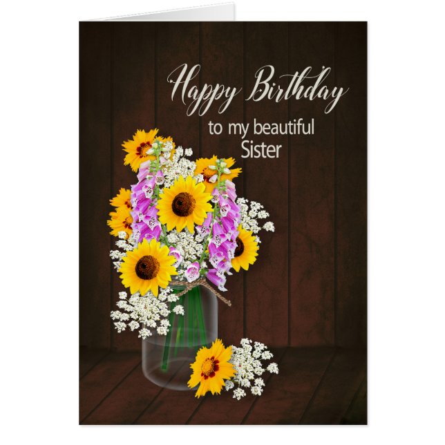 誕生日-姉妹-国FLOWERS/VASE (正面)