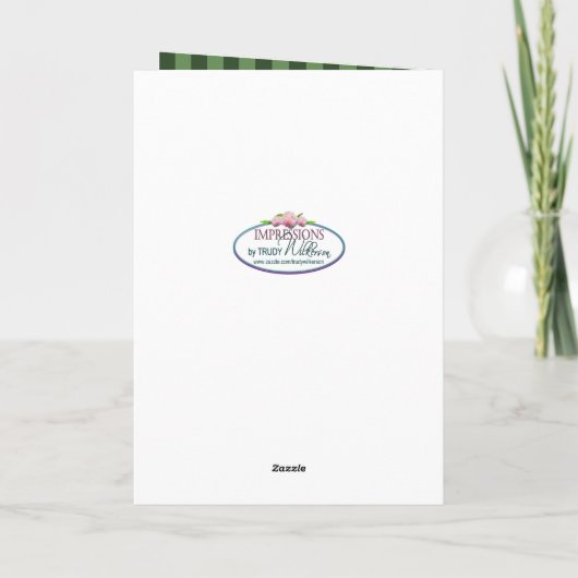 誕生日、娘、ピンクのシャクヤクおよび反射 カード (裏面)