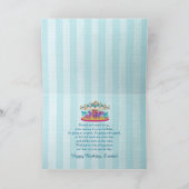 誕生日 – 娘 – 回転木馬 カード (内部)