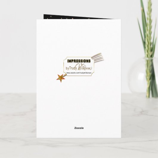 誕生日,娘,抽象芸術銀河系,おもしろい, カード (裏面)