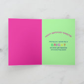 誕生日、孫娘、マウス、万華鏡のように千変万化するパターン群 カード (内部)