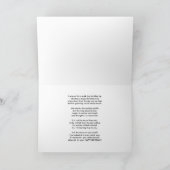 誕生日、孫、ゾウ、キリン カード (内部)