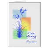 誕生日：孫、草のシーン (正面)