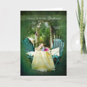 誕生日、彼女、 カード (正面)