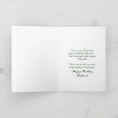 誕生日、彼女、 カード (内部)