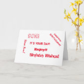 誕生日、息子、パパ。 カード (黄色い花)