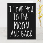 誕生日 愛してる 月と星まで届くカード カード (黄色い花)