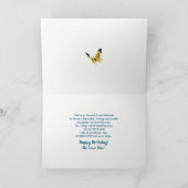 誕生日 – 愛の娘 – バケツオブフラワーズ カード (内部)