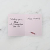 誕生日：愛の音楽 カード (内部)