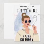 誕生日 招待状 (正面/裏面)