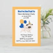 誕生日 招待状 (スタンド正面)