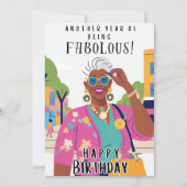 誕生日 招待状 (正面)