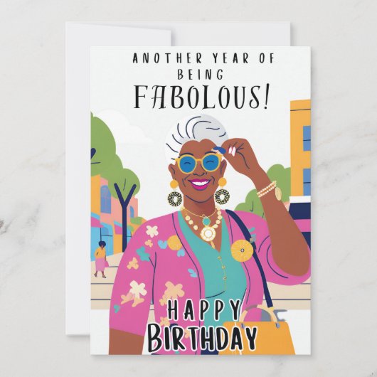 誕生日 招待状 (正面)