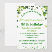 誕生日 招待状 (正面/裏面)