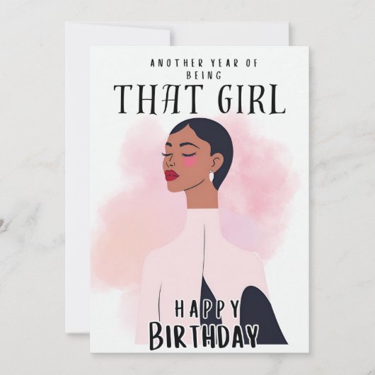 誕生日 招待状 (正面)