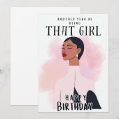 誕生日 招待状 (正面/裏面)