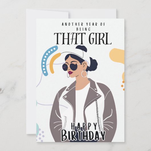 誕生日 招待状 (正面)