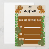 誕生日 招待状 (正面/裏面)