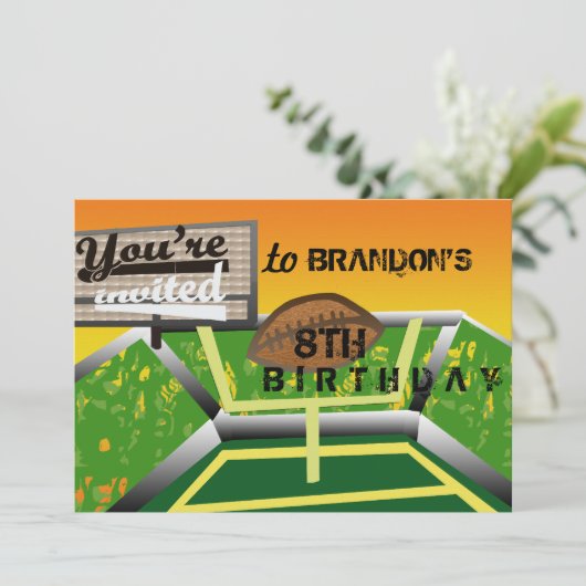 誕生日 招待状 (スタンド正面)