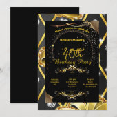 誕生日 招待状 (正面/裏面)