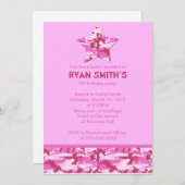 誕生日 招待状 (正面/裏面)