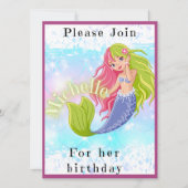 誕生日 招待状 (正面)