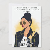 誕生日 招待状 (正面)