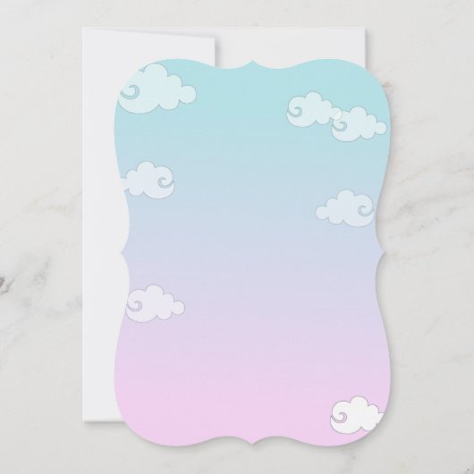 誕生日 招待状 (裏面)